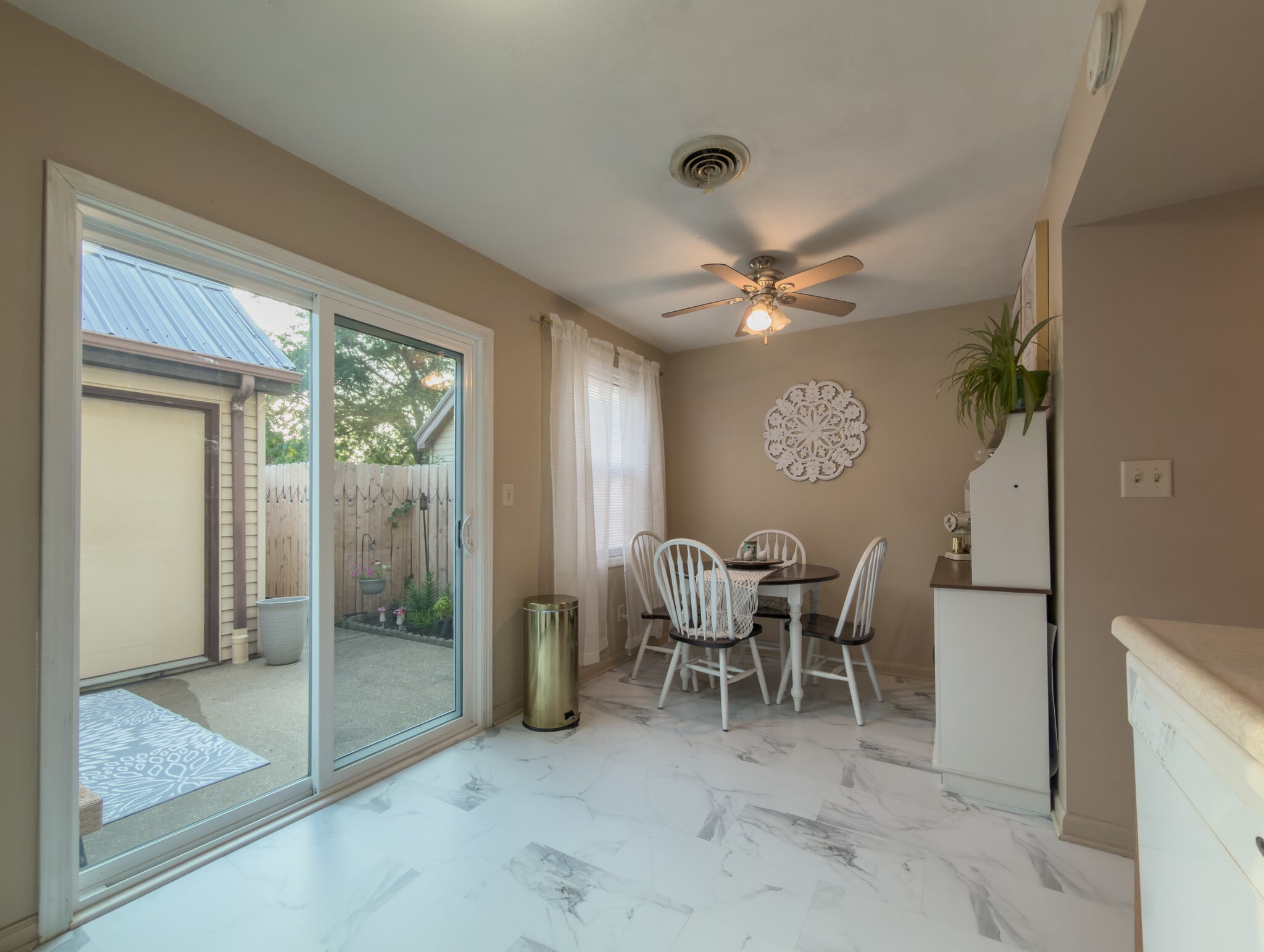 Kitchen w/ Patio Door - 3 Utica Cir