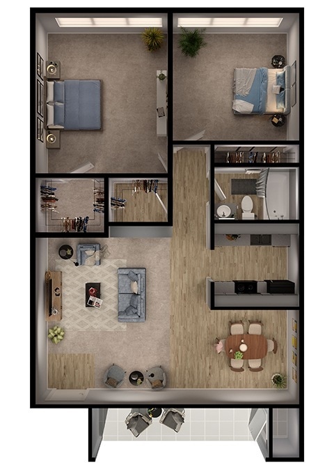 Floorplan - Verde Apartments