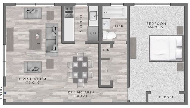 Floorplan - Eagle Rock Apartments at Mineola