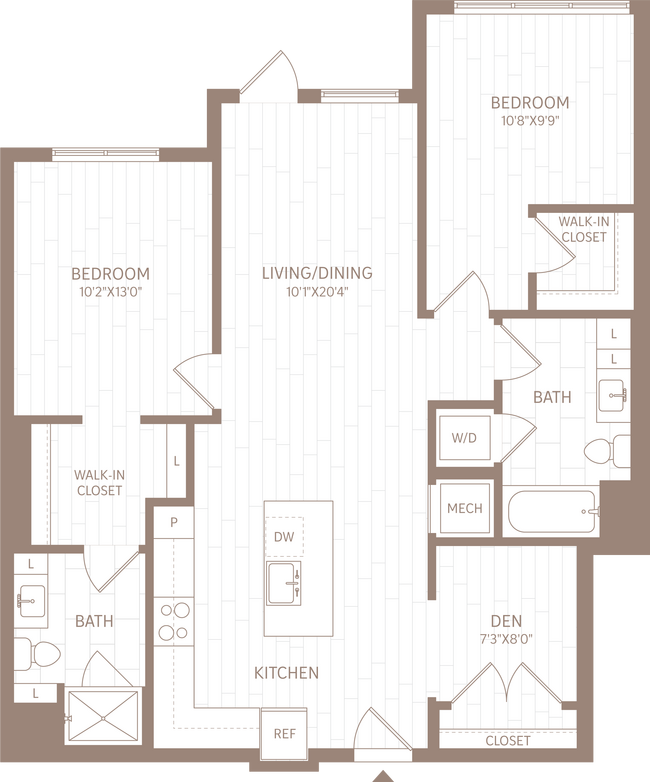 Floorplan - Revio Revere Beach
