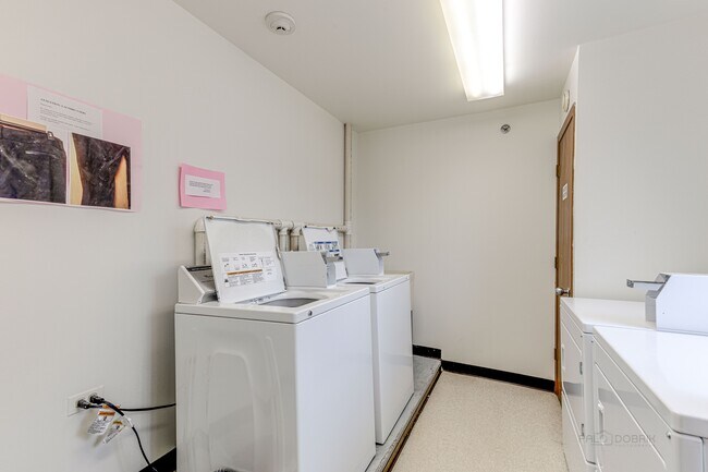 Laundry room in building - 131 E Park Ave