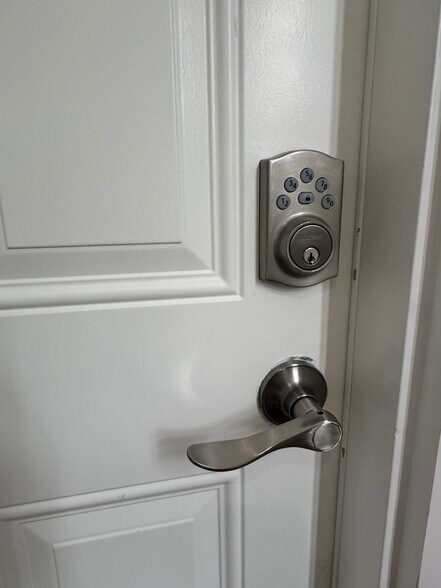 Keypad entry on the front and back doors - 1333 Castlewood Ave