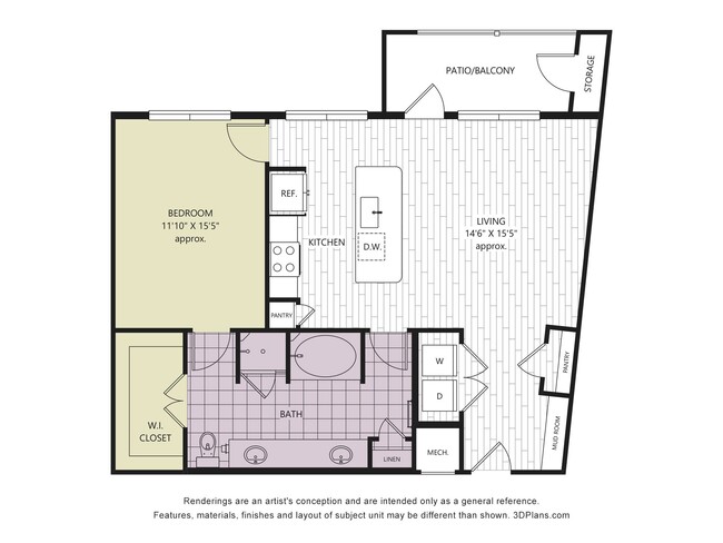 Floorplan - The Mitchell at Woodmill Creek