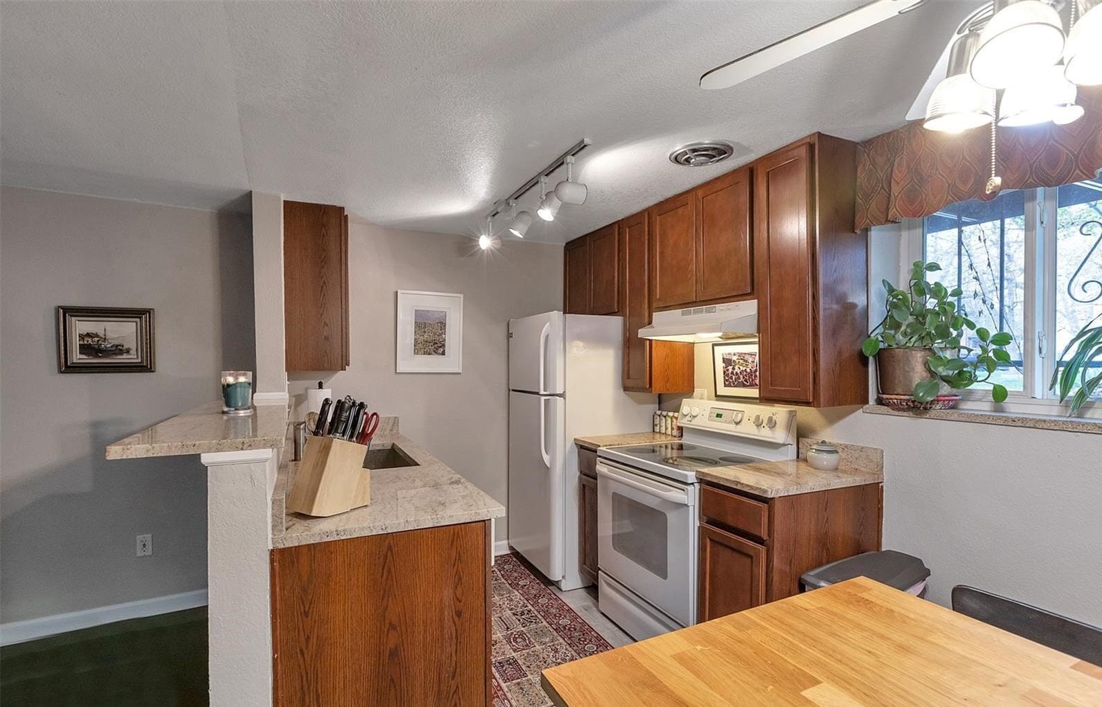 Kitchen - newly painted. - 200 Sherman St