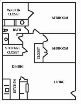 2BR/1BA - Falls of Westpark