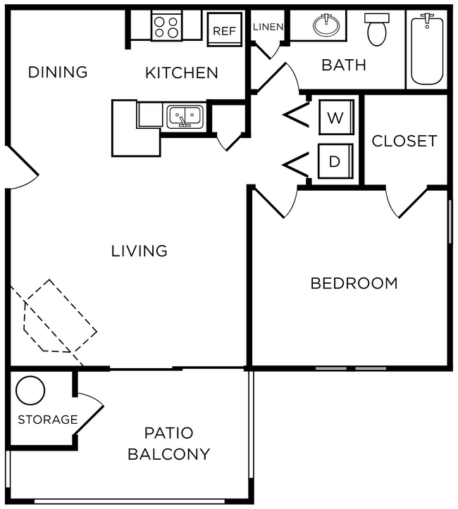 Floorplan - Westbury Mews Apartments