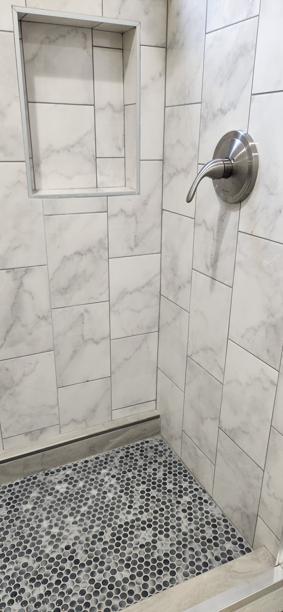 New tile in bathroom - 5614 Riverton Ave