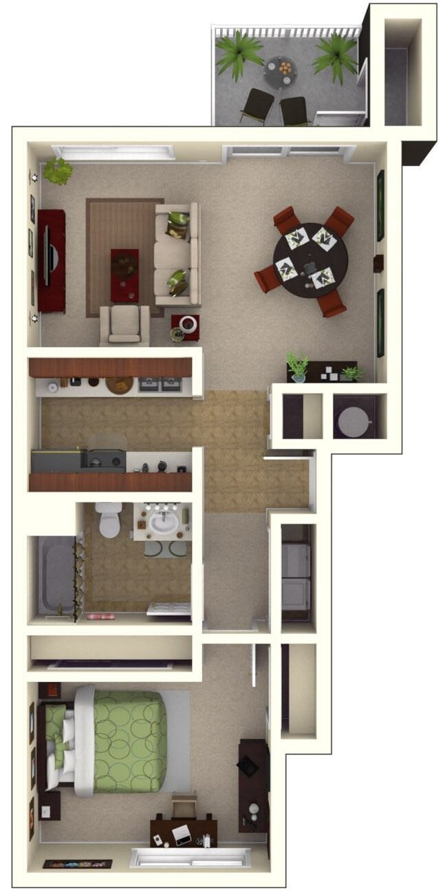 Floorplan - Sandpiper Village Apartment Homes