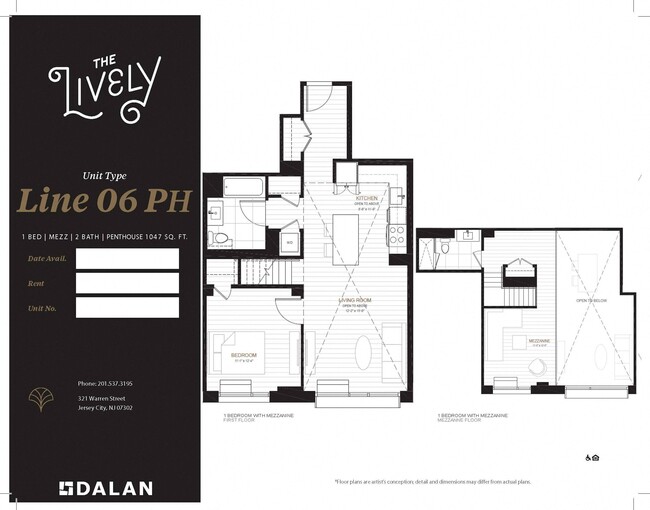 Floorplan - The Lively