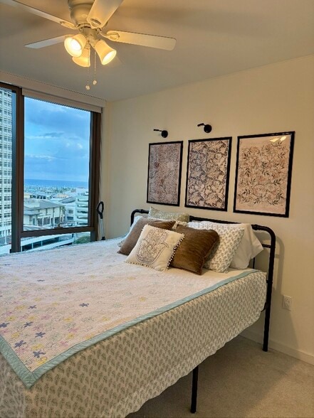 Bedroom View - 1388 Kapiolani Blvd