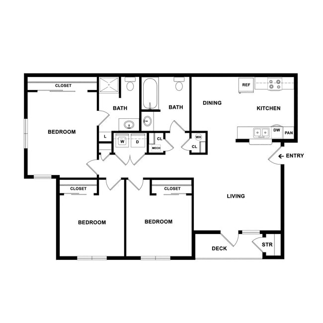 Floorplan - Columbia Gardens