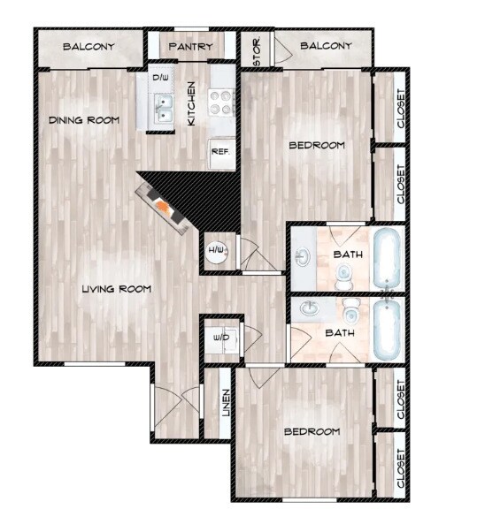 Floorplan - Prime at Lake Highlands