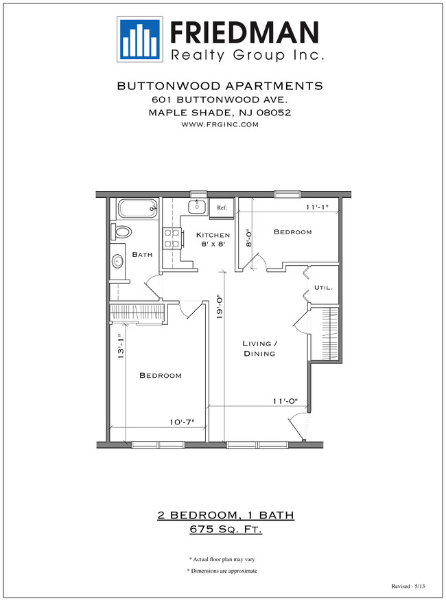 Floorplan - Buttonwood Apartments