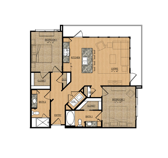 Floorplan - Magnolia on Park