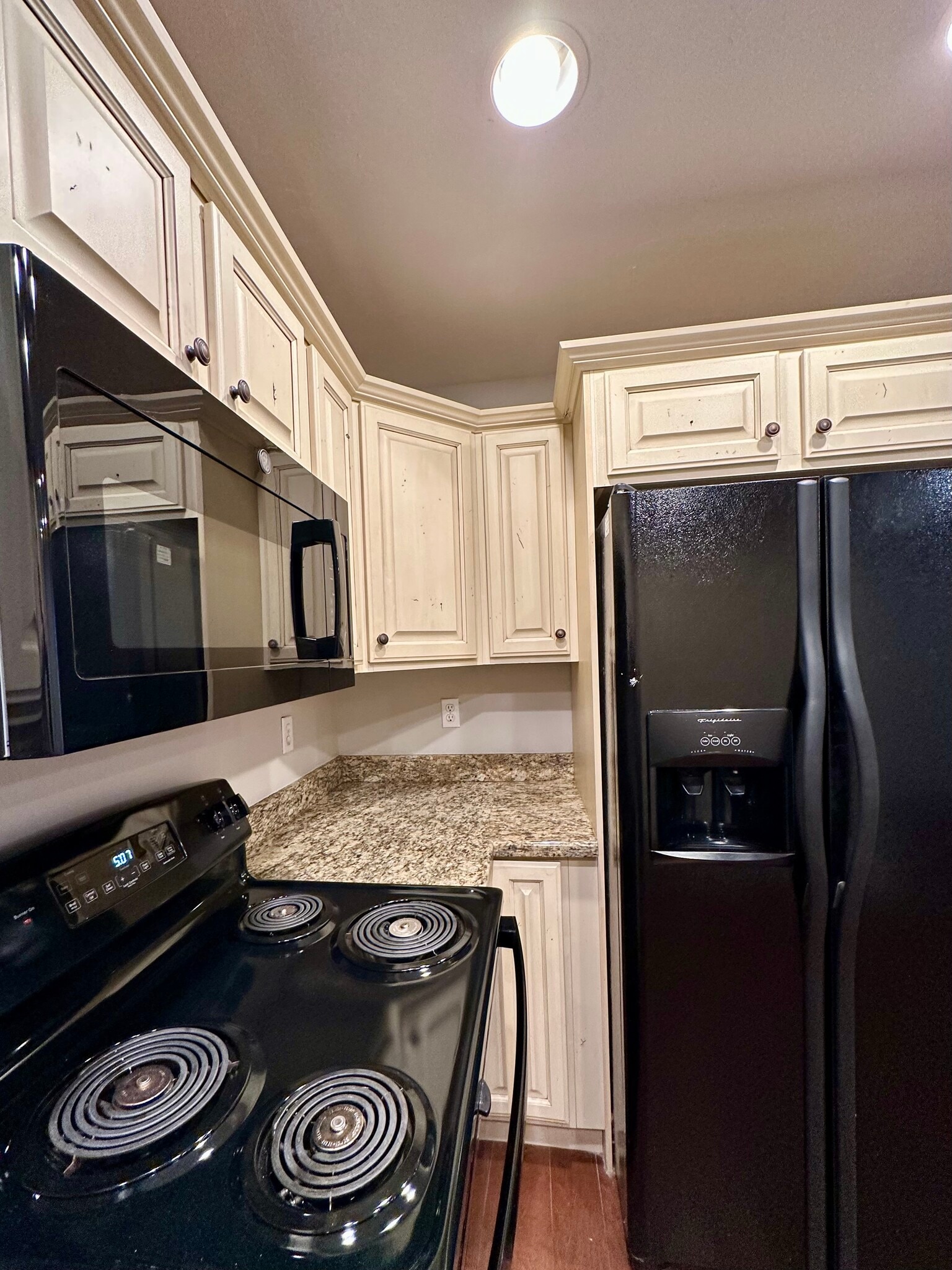 Kitchen - french country wood cupboards - 73 F St E