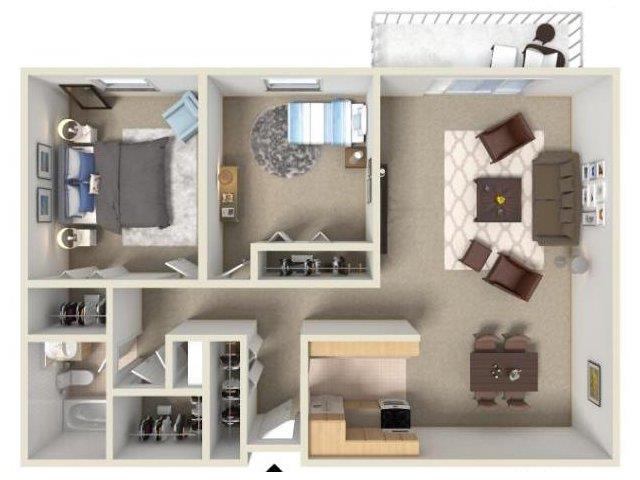 Floorplan - Willowbrook Apartment Homes