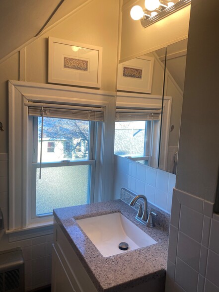 Bathroom with new sink - 114 Brown St
