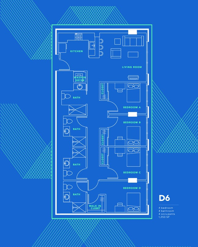 D6 - The Grad- Student-by the bed leasing