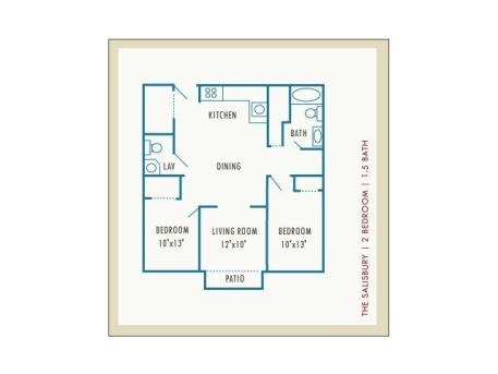 2BR/1.5BA - PRINCETON PLACE APARTMENTS