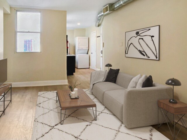 Living Room Virtually Staged - 2019 N 2nd St