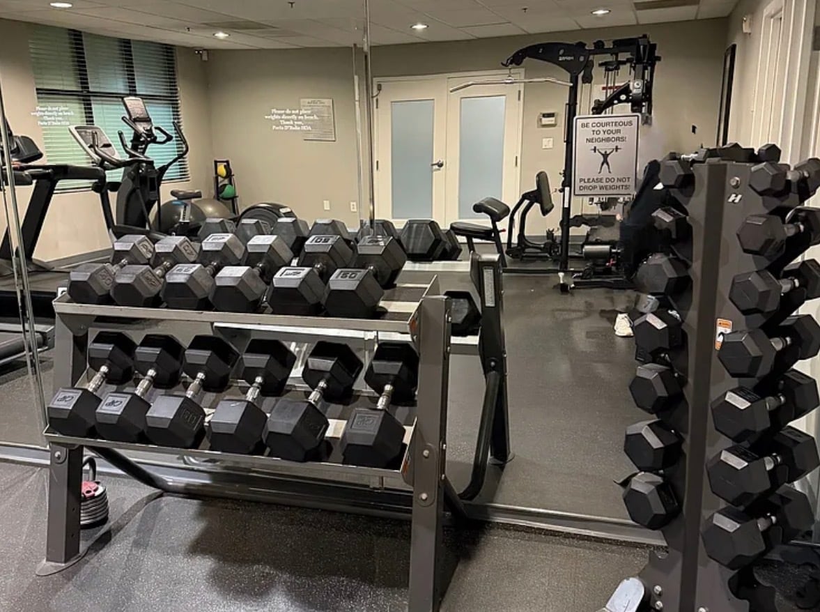 Free use of Gym facility with free weights - 1970 Columbia St