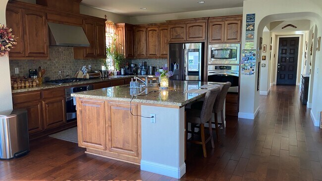 Kitchen with hallway entrance to the right - 297 Drummond Dr