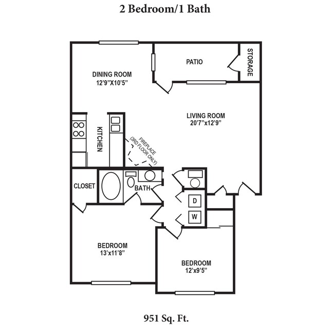 Floorplan - The Vinings Apartments