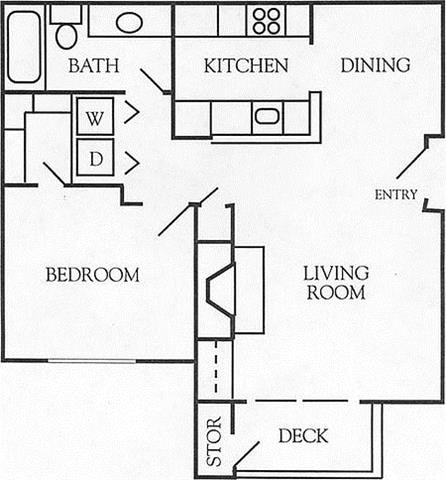 Floorplan - Country Glen Apartments