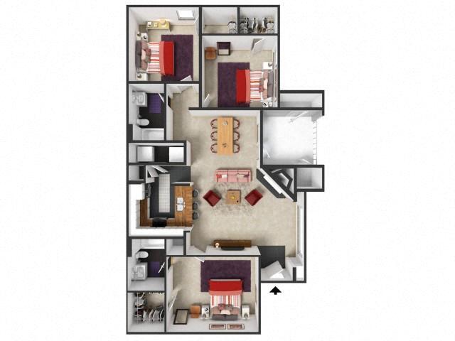 Floorplan - Village at Caldwell Mill