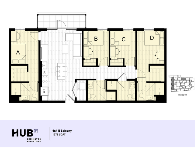 4x4 B - Hub Limestone