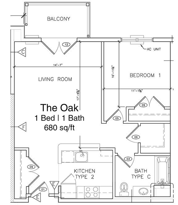 Floorplan - Tenney Place