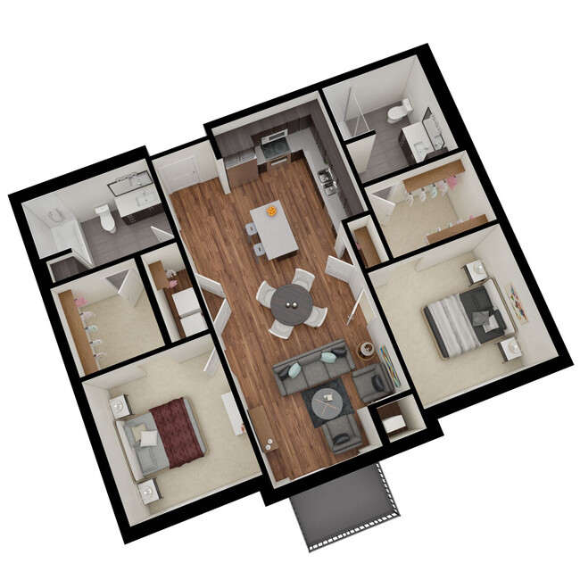 Floorplan - Lakeside Flats