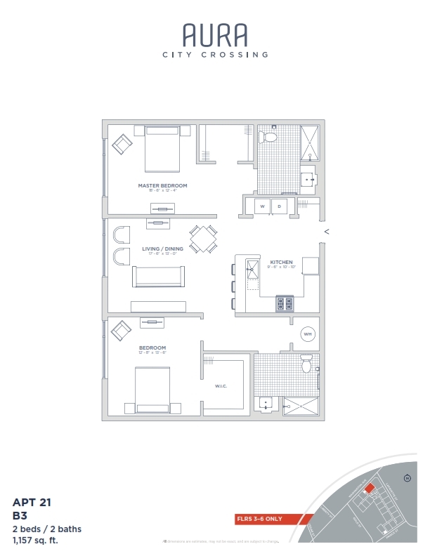 Floorplan - Aura at City Crossing