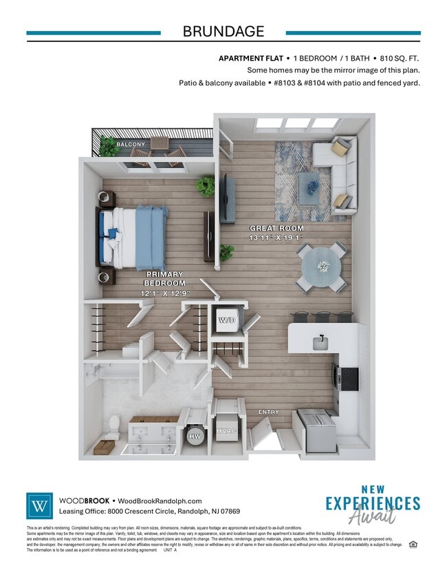 Floorplan - Woodbrook at Randolph