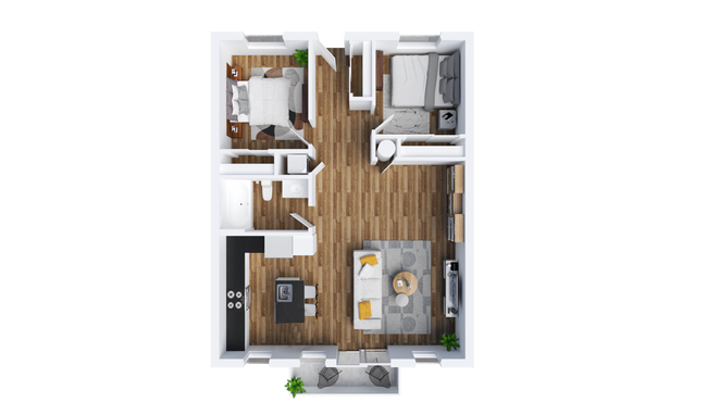 Floorplan - Saddle Lofts Apartments
