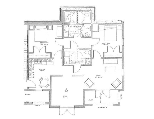 Floorplan - The Lofts at Southside Apartments