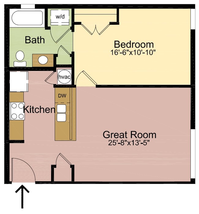 Floorplan - Park Edge Apartments