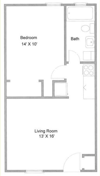 1BR/1BA - Broadway Grove Apartments