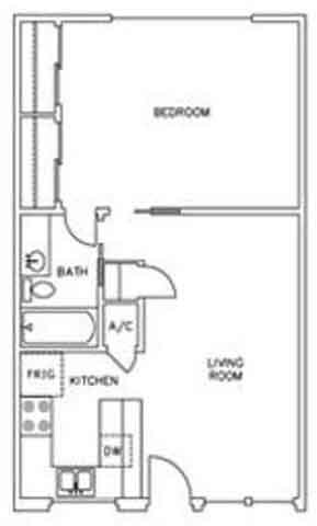 Floorplan - Enfield Court Apartments