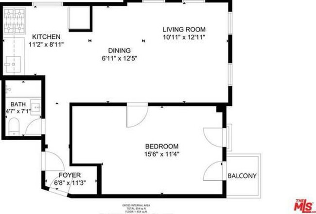 Floor Plan - 2121 James M Wood Blvd