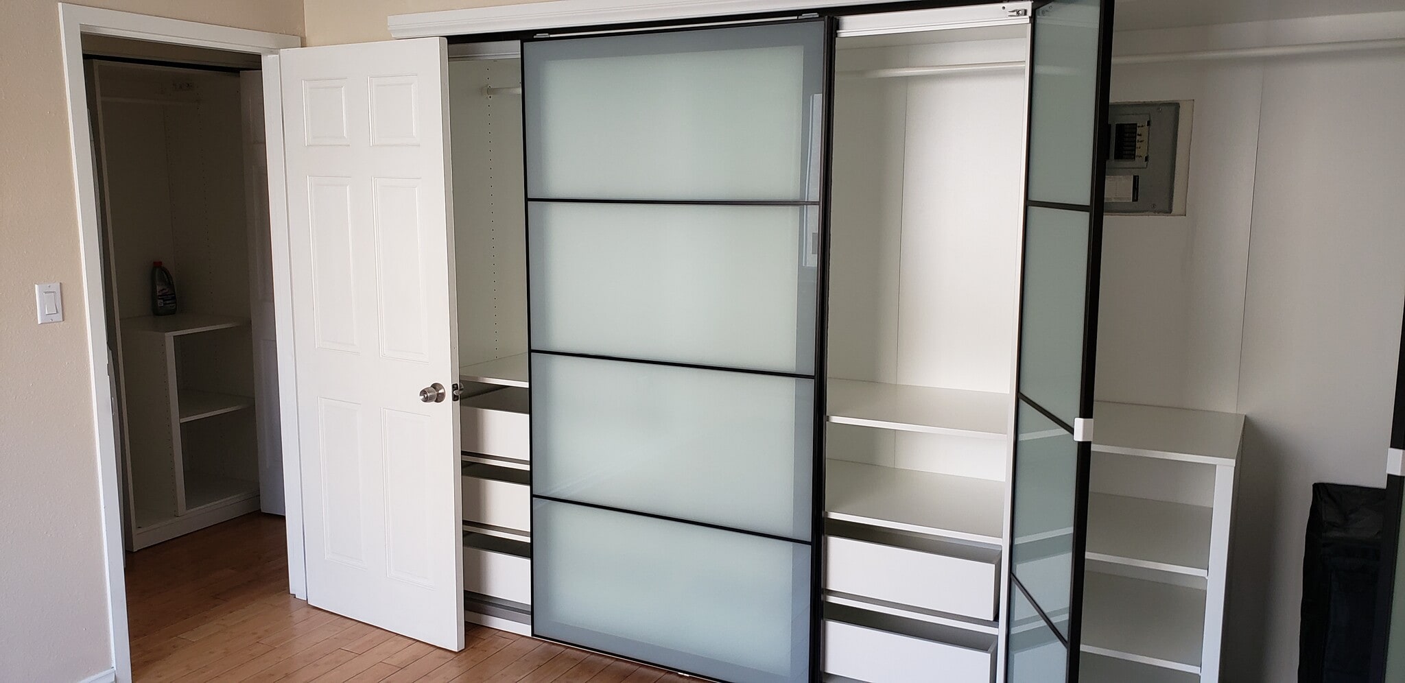 Bedroom closets have lots of clothing storage - 1045 Pennsylvania Street