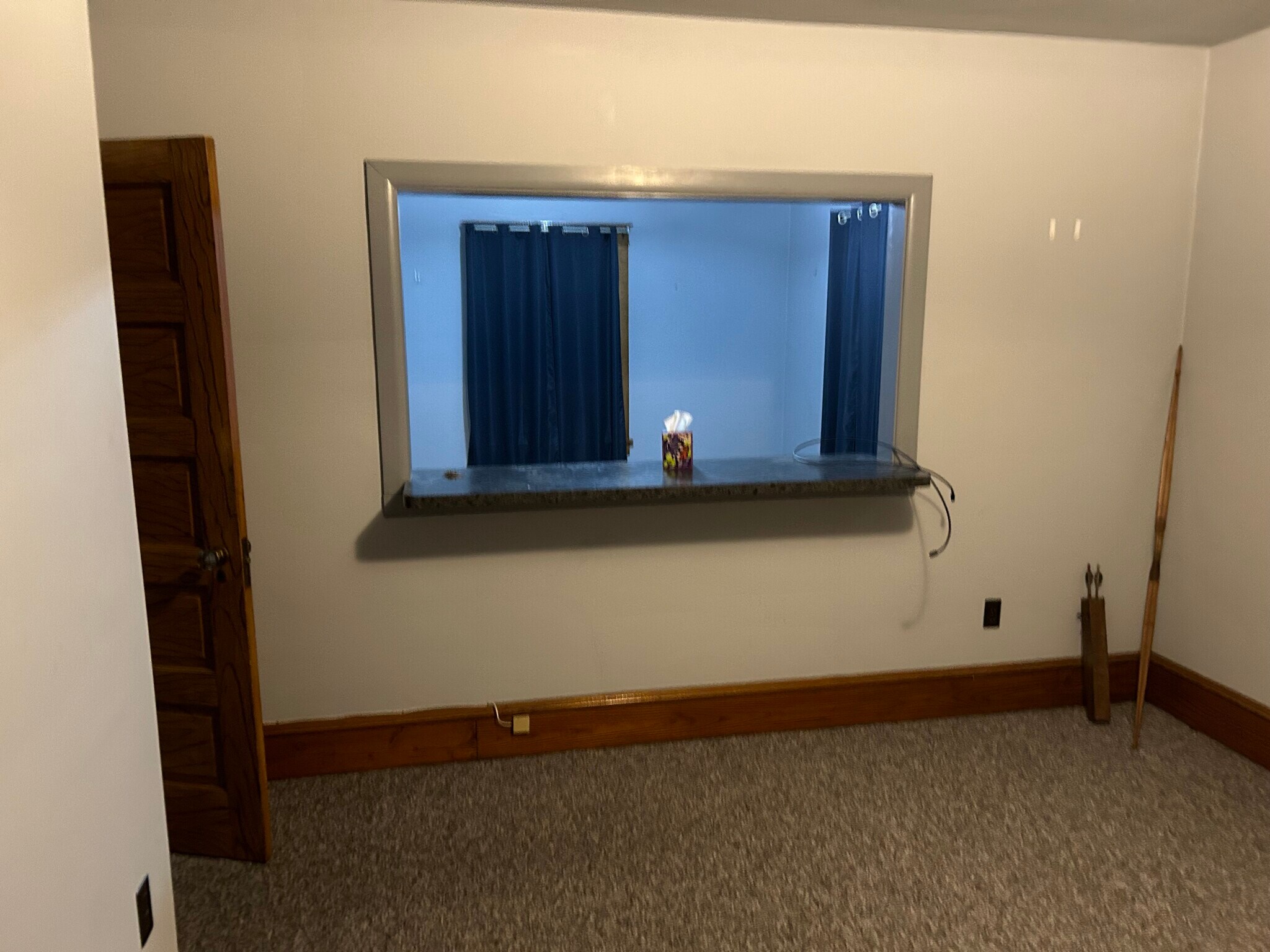 Bar could be closed off for privacy if either room was used as a bedroom. - 514 Electric Ave