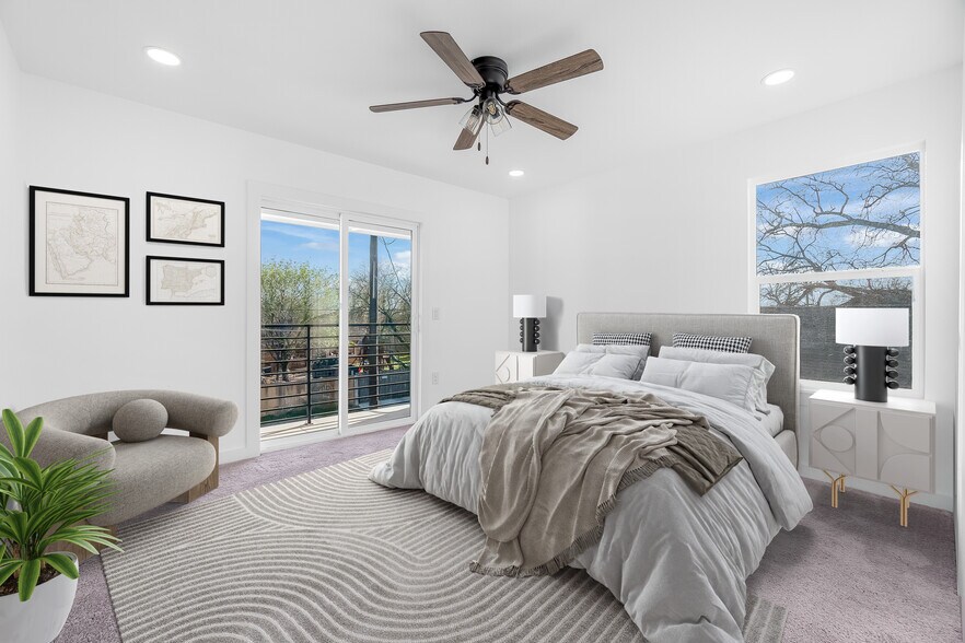 Virtually Staged - Master Bedroom - 115 Alabama St