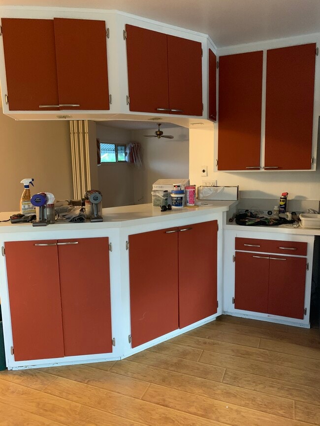 New granite counter with fresh painted kitchen and cabinets - 1914 W Alameda Ave