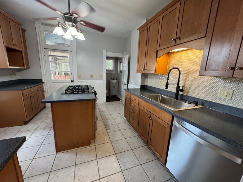 Kitchen island and professional grade sink and faucet - 248 W 4th Ave