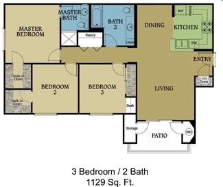 3BR/2BA - Terracina at Santa Rosa