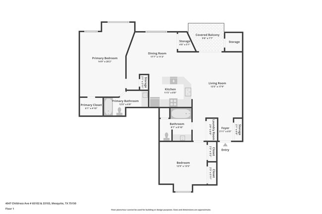 1284 Sq. Ft. 2-2 - EAST POINT
