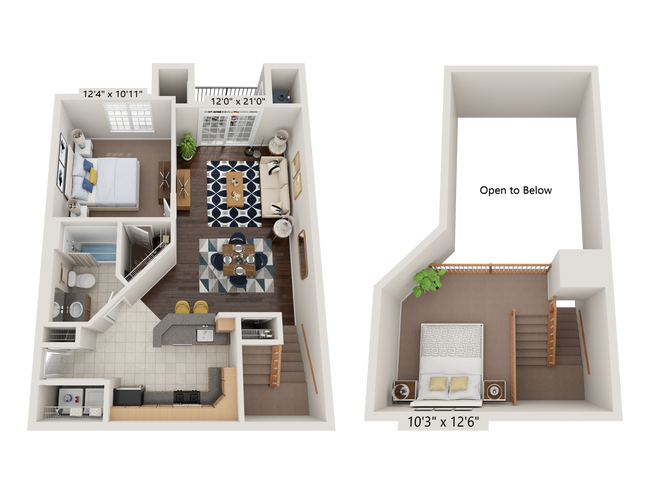 Floorplan - Commons at Potomac Square