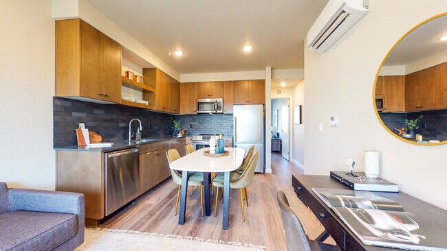 1 Bedroom Living & Kitchen - M63