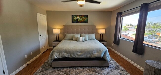 First Bedroom - King Bed - 1910 W Palmyra Ave